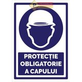 Indicatoare pentru protectie obligatorie a capului